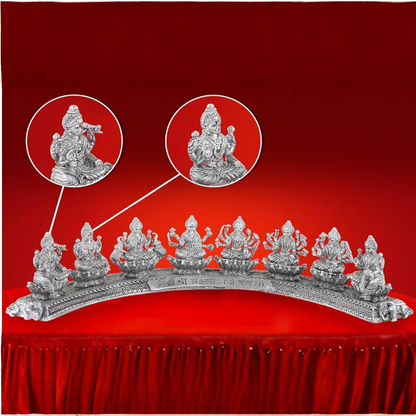 Abhimantrit Maha AshtaLakshmi Rajya Siddhi Kavach (Pure Silver)