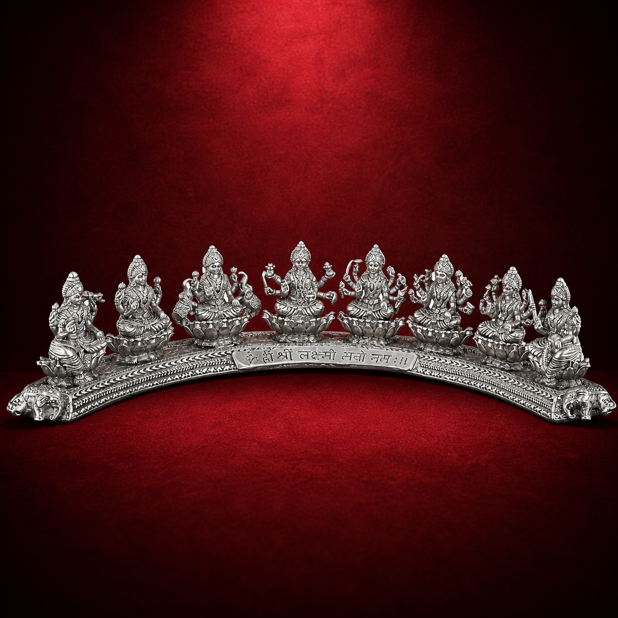 Abhimantrit Maha AshtaLakshmi Rajya Siddhi Kavach (Pure Silver)