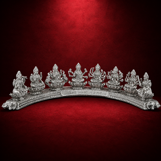 Abhimantrit Maha AshtaLakshmi Rajya Siddhi Kavach (Pure Silver)