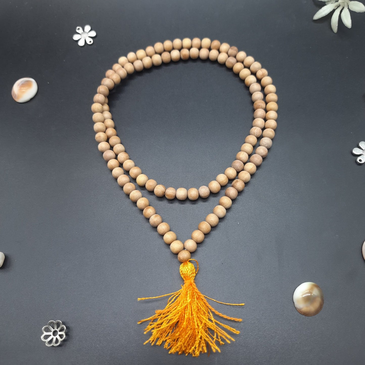 ABHIMANTRIT WHITE CHANDAN MALA