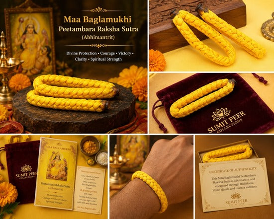 Maa Baglamukhi Peetambara Raksha Sutra (Abhimantrit)